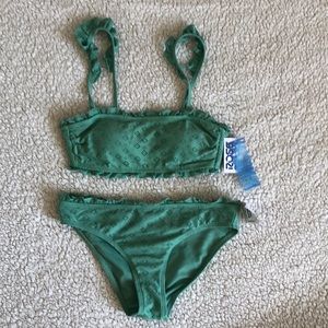 Green Swimsuit Set